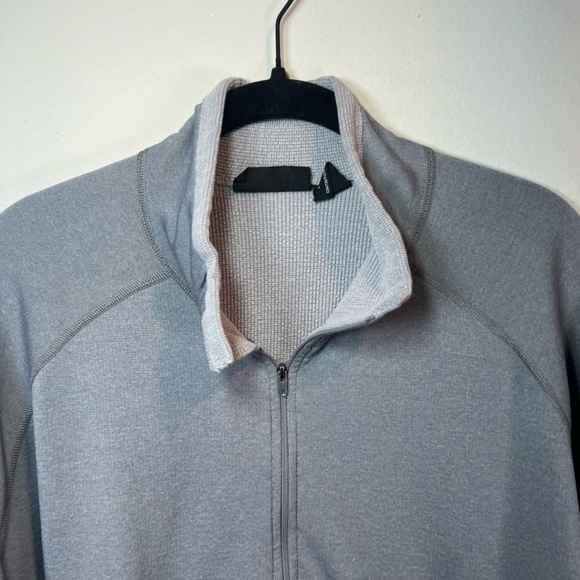 Patagonia Mens Polartec Pullover 1/2 Zip Shirt Gray Outdoor Baselayer FLAW Large - Picture 2 of 15